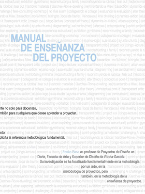 cover image of MANUAL DE ENSEÑANZA DEL PROYECTO